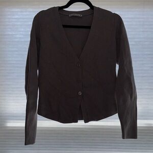 Abercrombie LuxeLoft Rounded Sleeve Cardigan